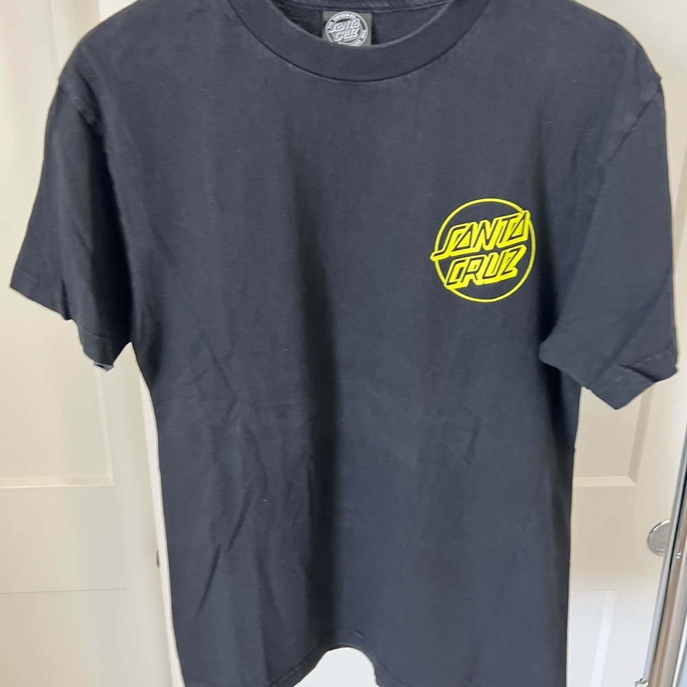 Black Santa Cruz graphic shirt